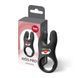 Эрекционное виброкольцо с двойной стимуляцией клитора Fun Factory NŌS PRO Black, 2 мотора SX3703 фото 7