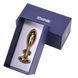 Металлическая анальная пробка LOCKINK SEVANDA Pearl Rose-shape Anal Plug, с искусственной жемчужиной SX0888 фото 6