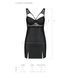 Бэби-долл из эко-кожи и кружева Passion LOONA CHEMISE S/M, black SO5359 фото 7