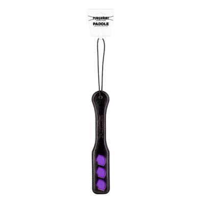 Паддл Punishment &ndash; Purple Lips Paddle &ndash; Black, залишає слід у вигляді поцілунку SX2232 фото