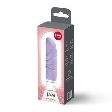 Мини-вибратор Fun Factory JAM Purple, подходит для клитора, рельефный SX3685 фото