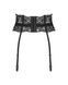 Пояс для чулок Obsessive Nutris garter belt, XS/S, кружевной, с длинными пажами SX1172 фото 2