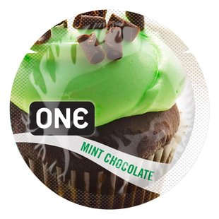 Презерватив ONE FlavorWaves 1 шт зі смаком Mint Chocolate