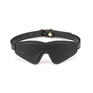 Маска на глаза Liebe Seele Black Organosilicon Blindfold, экокожа SO9482 фото