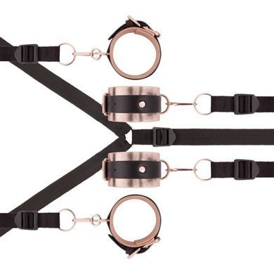 Фіксатор рук і ніг для ліжка Rosy Gold - Under-Mattress Restraint Set SX3911 фото