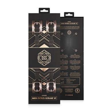 Фіксатор рук і ніг для ліжка Rosy Gold - Under-Mattress Restraint Set SX3911 фото