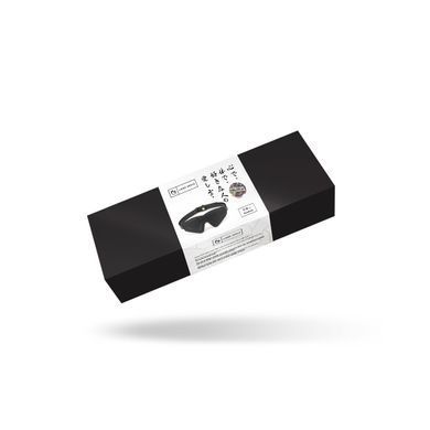 Маска на глаза Liebe Seele Black Organosilicon Blindfold, экокожа SO9482 фото