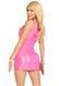 Виниловое мини-платье Leg Avenue Pink vinyl mini dress S, розовое SO9188 фото 2