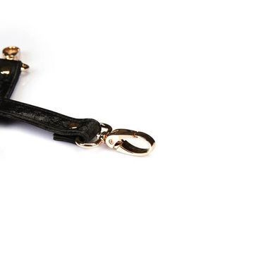 Крестовина для фиксации Liebe Seele Boudoir Amor Pink Hogtie Black, на карабинах SX1671 фото