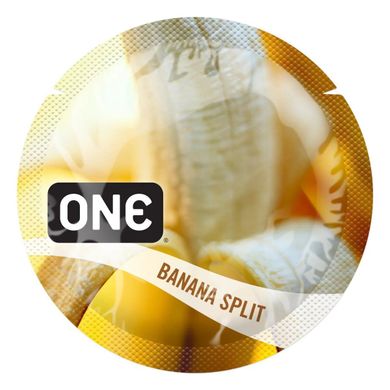 Презерватив ONE FlavorWaves 1 шт зі смаком Banana Split