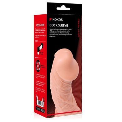 Насадка на член Kokos Cock Sleeve CS 001 L (м'ята упаковка!!!) SX1452-R фото