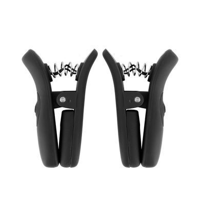Зажимы для сосков с вибрацией Bedroom Fantasies Vibrating Nipple Clamps - Black SX5027 фото