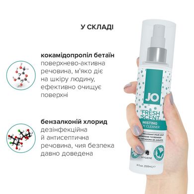 Чистящее средство JO Fresh Scent Misting Toy Cleaner (120 мл) с ароматом свежести SO2447 фото