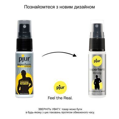 Спрей-пролонгатор pjur Superhero Strong Spray 20 ml, с экстрактом имбиря, без анестетиков PJ12920 фото
