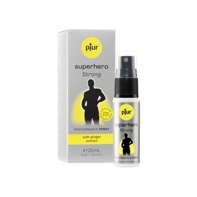 Спрей-пролонгатор pjur Superhero Strong Spray 20 ml, с экстрактом имбиря, без анестетиков PJ12920 фото