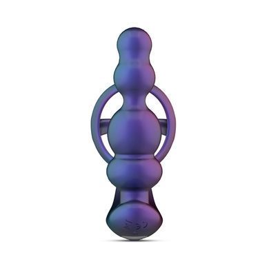 Анальний вібратор з ерекційним кільцем Hueman - Stellar Force Anal Beads with Cockring SX3894 фото