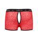 Мужские прозрачные боксеры Passion 046 SHORT PARKER S/M Red, сетка, под леопард SO7610 фото 6