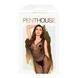 Бодистокинг с узором в виде крыльев и бабочки Penthouse - Wild catch black XL SO5310 фото 3