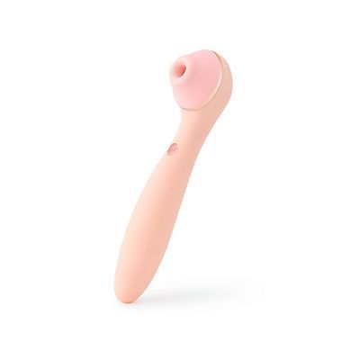 Вакуумный стимулятор с вибратором KISSTOY Polly Max Pink SO9558 фото