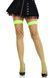 Чулки в крупную сетку Leg Avenue Fence Net Thigh Highs Neon Green, one size SX2795 фото