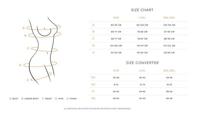 Корсет Obsessive Dominna cupless corset & crotchless thong S/M SX3563 фото
