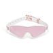 Кожаная маска на глаза Liebe Seele White & Pink Fairy Goat Leather Blindfold SX2824 фото 1