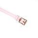 Кожаная маска на глаза Liebe Seele White & Pink Fairy Goat Leather Blindfold SX2824 фото 4