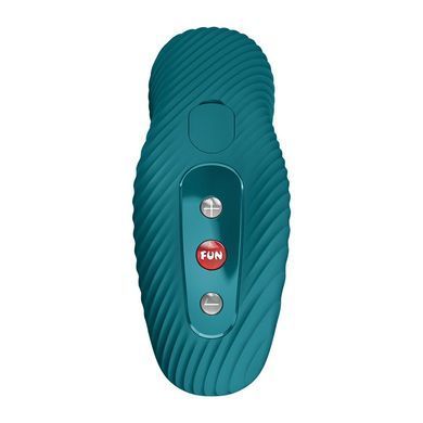 Накладной вибратор Fun Factory LAYA III Bottle Green, эффект постукивания пальцем SX3698 фото