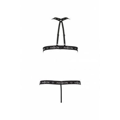 Напівпрозоре боді з вирізами Passion Exclusive Mirajane Body black S/M, black PS26405 фото