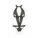 Напівпрозоре боді з вирізами Passion Exclusive Mirajane Body black S/M, black PS26405 фото 5