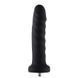 Силиконовый фаллоимитатор для секс-машин Hismith 7.1&Prime; Anal Dildo Black, система KlicLok SO6201 фото 3