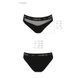 Трусики с прозрачной вставкой Passion PS006 PANTIES S, black SO4233 фото 6
