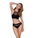 Трусики с прозрачной вставкой Passion PS006 PANTIES S, black SO4233 фото 3