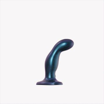 Дилдо с вибрацией Strap-On-Me FINGERING & VIBRATING DILDO - M - BLUE, с манящим движением SX4825 фото