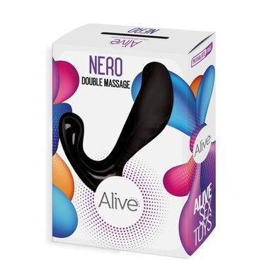 Найдешевший масажер простати Alive Nero для новачків, силікон і пластик, відмінно для старту AL20459 фото