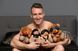 Плюшевий ведмедик HOODED Teddy Bear БДСМ у шкіряному капюшоні з повідцем, 23x16x12 см SO9815 фото 5