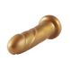 Золотой фаллоимитатор Hismith 6.8″ Golden Silicone Dildo, система KlicLok SO6202 фото 4