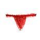 Набор Intt BRAZILIAN PANTY RED: трусики на резинке S-XL с жемчужным кольцом + клубничный лубрикант SO7128 фото 3
