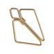 SX0844 Затискачі для сосків з важкою підвіскою LOCKINK Nipple Clamps with Heavy Pendant, золотисті SX0844 фото 6