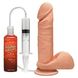 Кончающий фаллоимитатор Doc Johnson The D ULTRASKYN Perfect D Squirting – 7 Inch, диаметр 4,3 см SO9547 фото 1