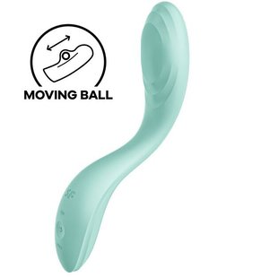 Вібратор із перлинною стимуляцією точки G Satisfyer Rrrolling Pleasure Mint SO6075 фото