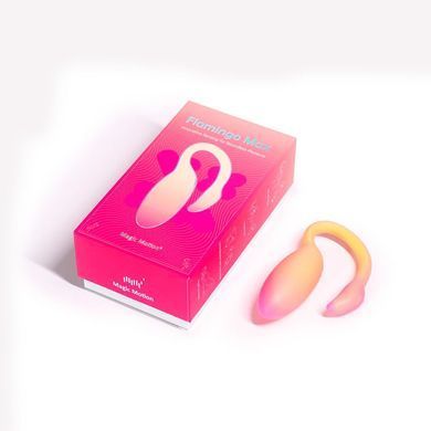 Смарт-виброяйцо Magic Motion Flamingo Max Orange 2 в 1: виброяйцо и тренажер Кегеля, 10 режимов SX2193 фото