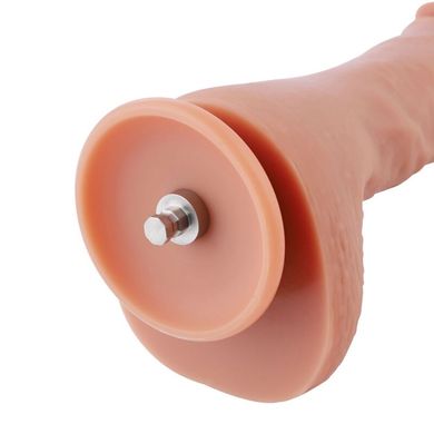 Ультрареалістичний фалоімітатор для секс-машин Hismith 8.3″ 2-layers Silicone Flesh Dildo, 2-шаровий SO6204 фото