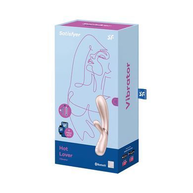 Смарт вибратор-кролик с подогревом Satisfyer Hot Lover Nude SO5543 фото