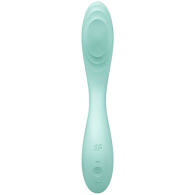 Вібратор із перлинною стимуляцією точки G Satisfyer Rrrolling Pleasure Mint SO6075 фото