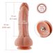 Ультрареалистичный фаллоимитатор для секс-машин Hismith 8.3″ 2-layers Silicone Flesh Dildo,2-слойный SO6204 фото 7