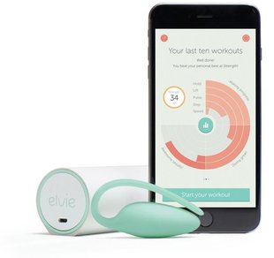 Преміумтренажер Кегеля Elvie Exercise Tracker, індукційна зарядка, PRO-додаток, без вібрації SO2029 фото