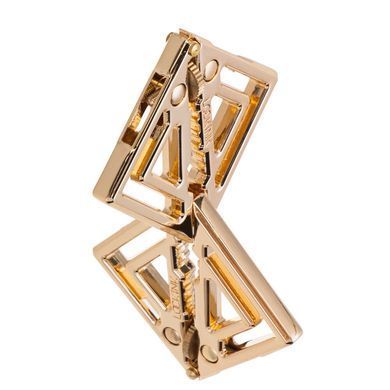 Зажимы для сосков с тяжелой подвеской LOCKINK Adjustable Nipple Clamps with Heavy Pendant, под золото SX0846 фото
