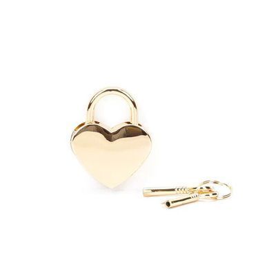 Замочек-сердечко Liebe Seele Heart Shape Padlock Gold (2 шт), универсальный SX1677 фото