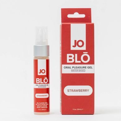 Гель для оральных ласк JO - BLO - Strawberry 30 мл SX4600 фото